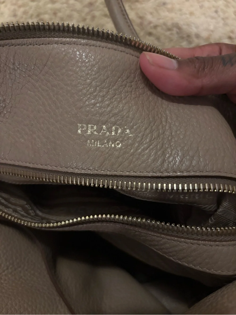 Prada leather crossbody